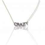 Rose gold plated silver 925° CRAZY necklace   (code FC003885)